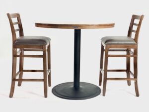 Teak-Wood-Round-Bar-Table