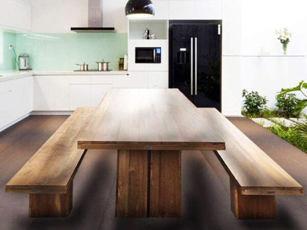 Straight-Cut-Dining-Table,bench-seating-dining-table,indoor-dining-table,teak-wood-dining-table.