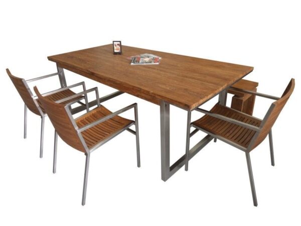 Highly-Durable-Teak-Wood-Dining-Table,indoor dining table,restaurant and cafe-dining-table
