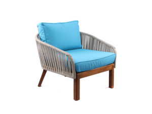Lounge-Sofa-1-Seater ,Outdoor-Furniture-Malaysia, Teak-Wood-Furniture