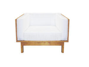 1-Seater-Teak-Wood-Sofa , outdoor-furniture malaysia, outdoor-lounge, outdoor-sofa