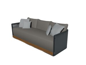 Outdoor Furniture Malaysia - Outdoor Sofa - Sabah Sofa 3 Seater