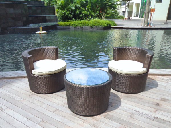 Outdoor Furniture Malaysia - Terrace Sets - Latte Balcony Set