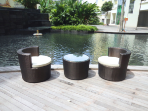 Outdoor Furniture Malaysia - Terrace Sets - Latte Balcony Set