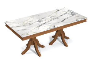 Dining Furniture Malaysia - Dining Tables - Louis Marbletop Table L200