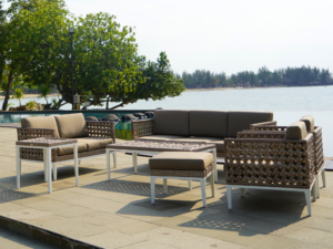 Outdoor Furniture Malaysia - Outdoor Sofa - Barcelona Ottoman