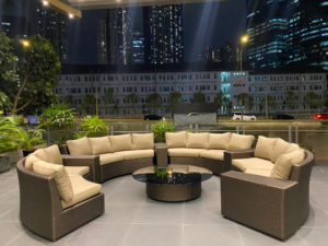 Outdoor Furniture Malaysia - Outdoor Sofa - Reunion Circular Sofa Set