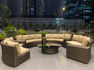 Outdoor Furniture Malaysia - Outdoor Sofa - Reunion Circular Sofa Set