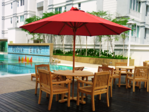 Outdoor Furniture Malaysia - Umbrellas - Tiara Round D365 Parasol