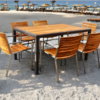 Outdoor Furniture Malaysia - Outdoor Dining Tables - Panama Teaktop Table L180