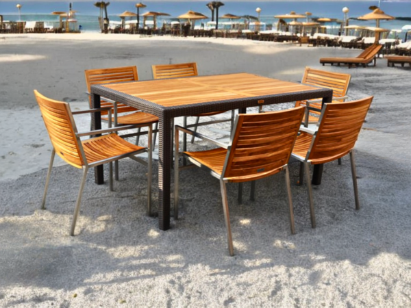 Outdoor Furniture Malaysia - Outdoor Dining Tables - Panama Teaktop Table L180