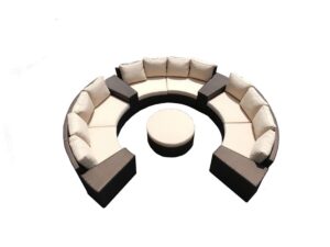 Outdoor Furniture Malaysia - Outdoor Sofa - Reunion Circular Sofa Set