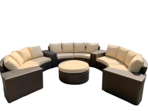 Outdoor Furniture Malaysia - Outdoor Sofa - Reunion Circular Sofa Set